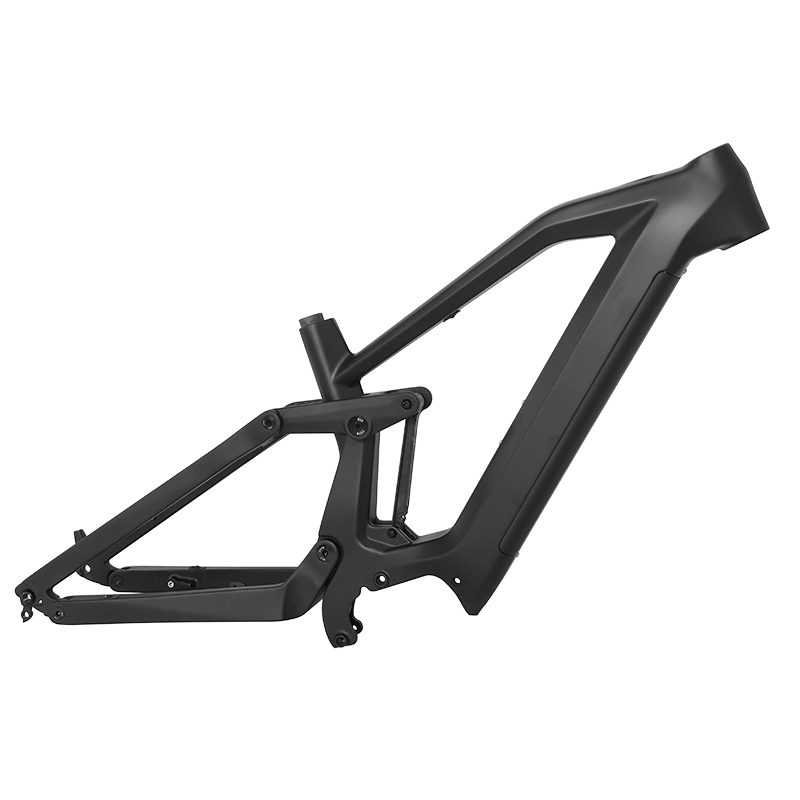 Full Suspension Carbon Fiber 29er Electric MTB Frame Fit Bafang Motor M510/M600