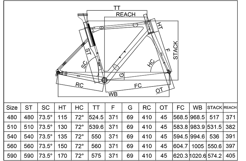 New Aero Disc Brake Integrated Carbon Road Bike Frame